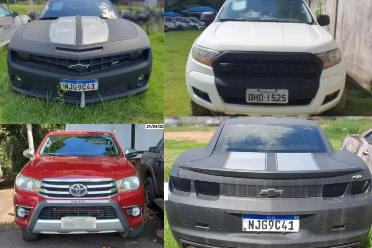 Camaro e outros veículos serão leiloados pela Senad em Rondônia