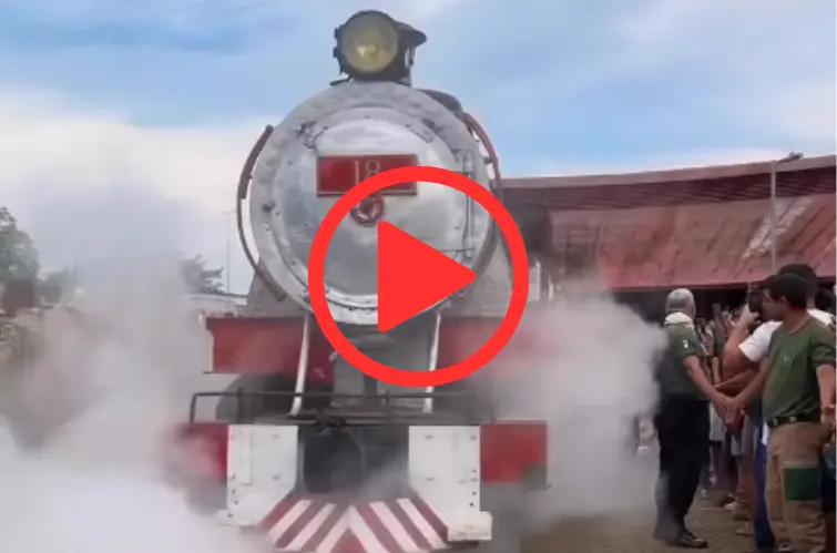 Locomotiva 18 volta a rodar nos 111 anos de Porto Velho