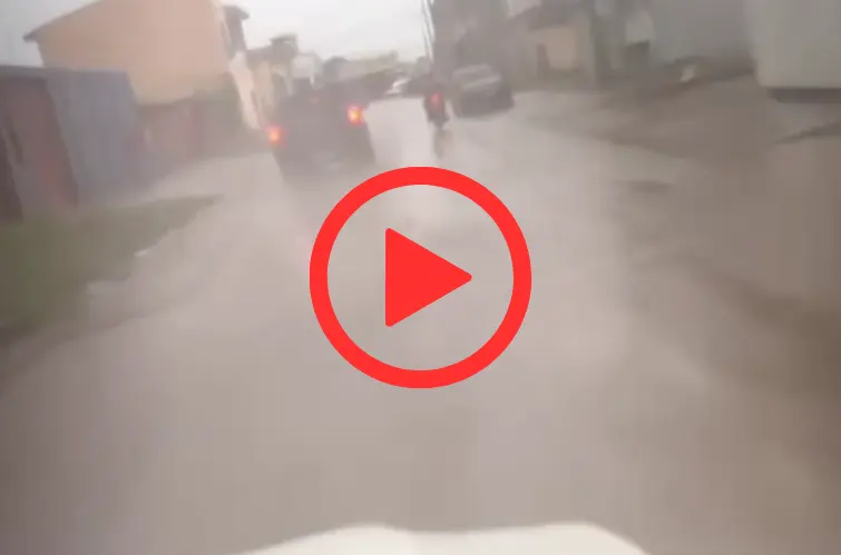 Funcionário do Irmãos Gonçalves fica ferido em acidente e motorista idoso é detido após perseguição, em Porto Velho