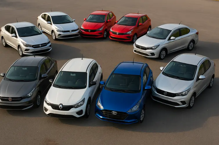 Os 10 carros mais econômicos do Brasil com etanol em 2025