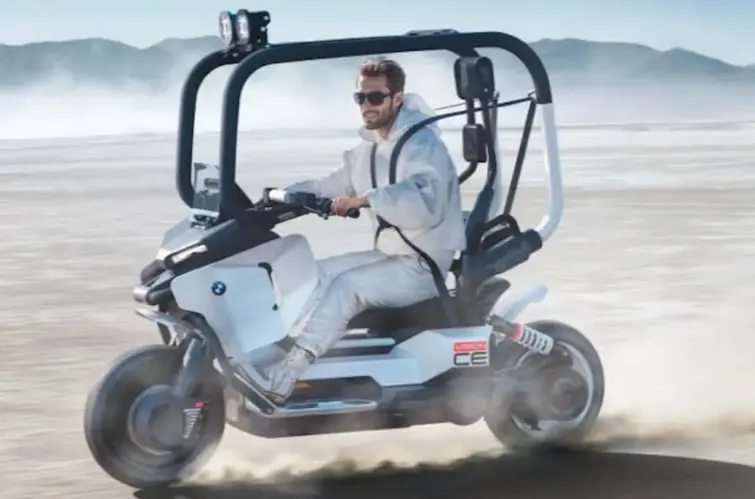 BMW apresenta conceito de moto que pode dispensar capacete e roupas de proteção