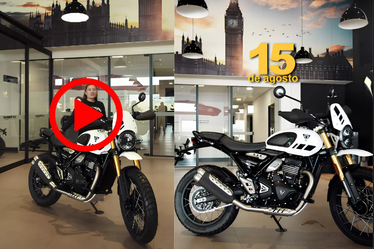 Triumph Scrambler 400 X tem emplacamento grátis até 15 de agosto em Porto Velho