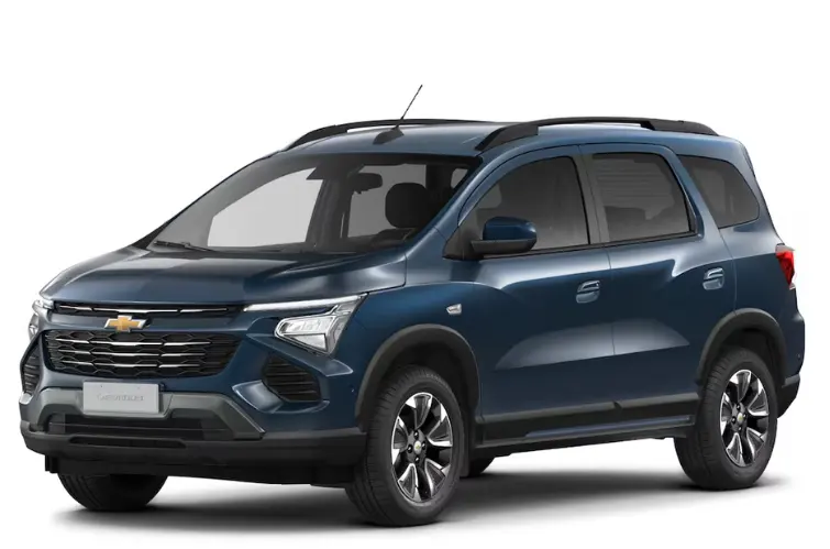 Chevrolet Spin 2027 chega com nova versão, mais equipamentos e opção de cinco lugares na LTZ
