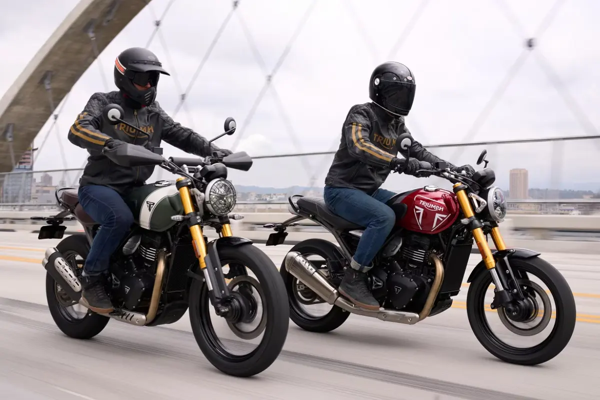 Consórcio Triumph destaca perfis distintos entre Speed 400 e Scrambler 400 X para quem busca uma moto de 400 cilindradas