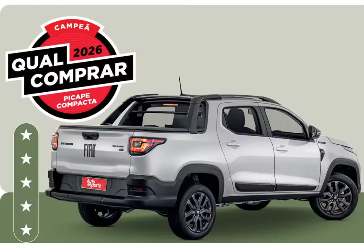 Fiat Strada é eleita a picape compacta de melhor custo-benefício do Brasil em 2026