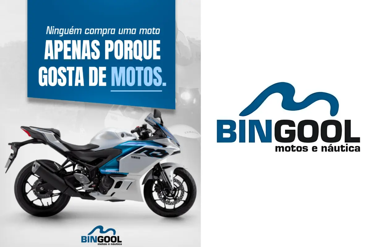 Bingool Motos destaca que comprar uma motocicleta vai muito além da paixão pelas duas rodas