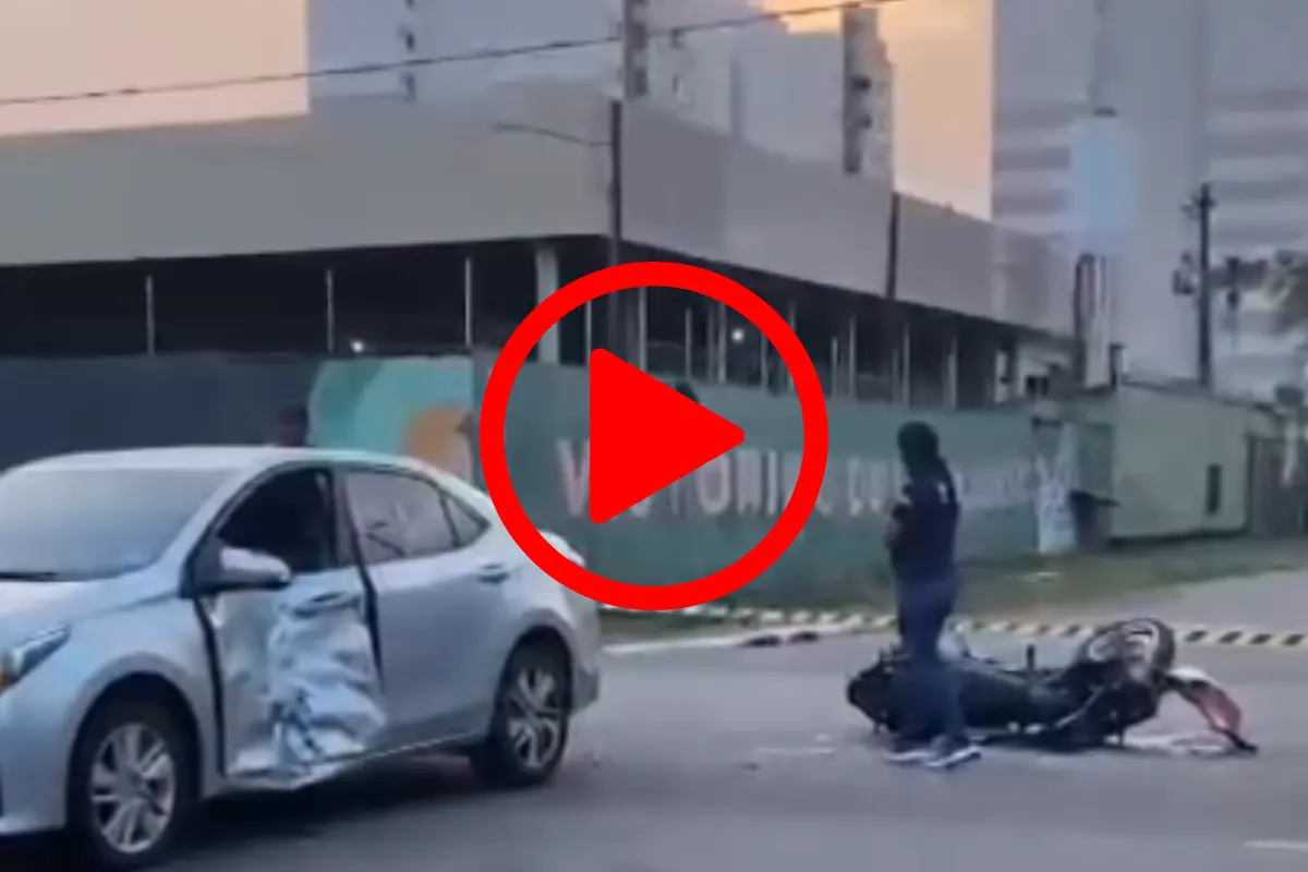Motociclista de 22 anos fica em estado gravíssimo após colisão em Porto Velho