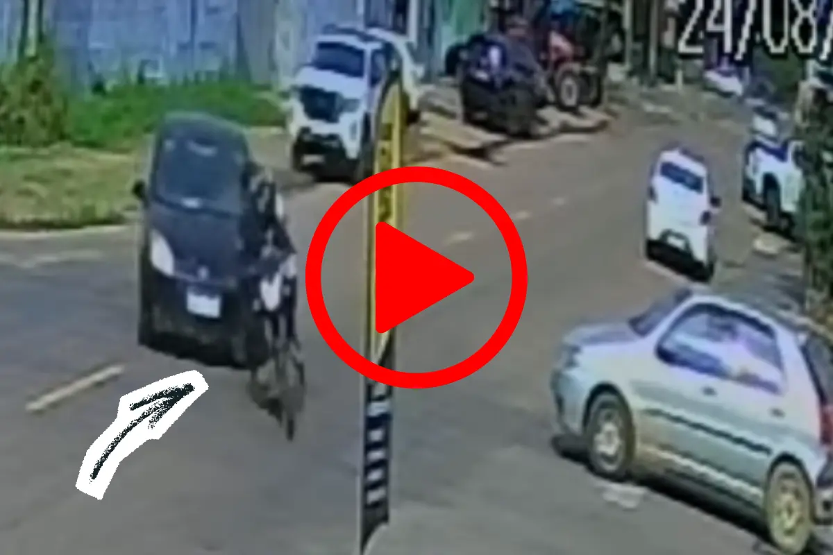 Vídeo registra acidente que deixou duas mulheres feridas na Avenida Alexandre Guimarães