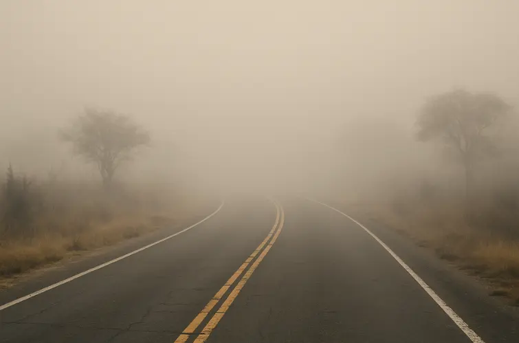 Motoristas devem redobrar atenção com baixa visibilidade causada por queimadas em Rondônia