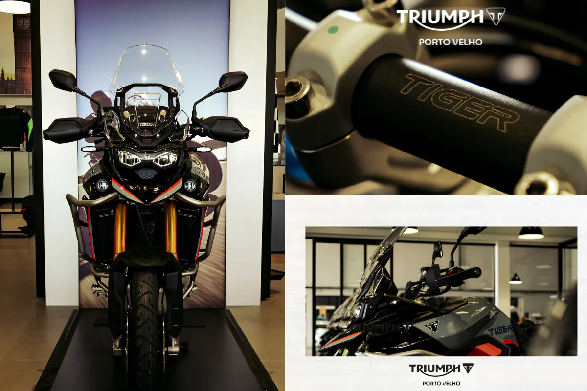 Triumph Tiger 900 Desert Edition chega a Porto Velho com edição exclusiva para o off-road