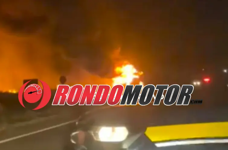 Ônibus é destruído por incêndio na BR-364 em Porto Velho