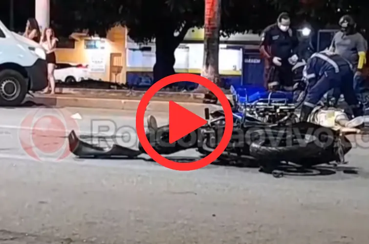 BMW na contramão causa acidente e deixa dois motociclistas feridos na Jorge Teixeira