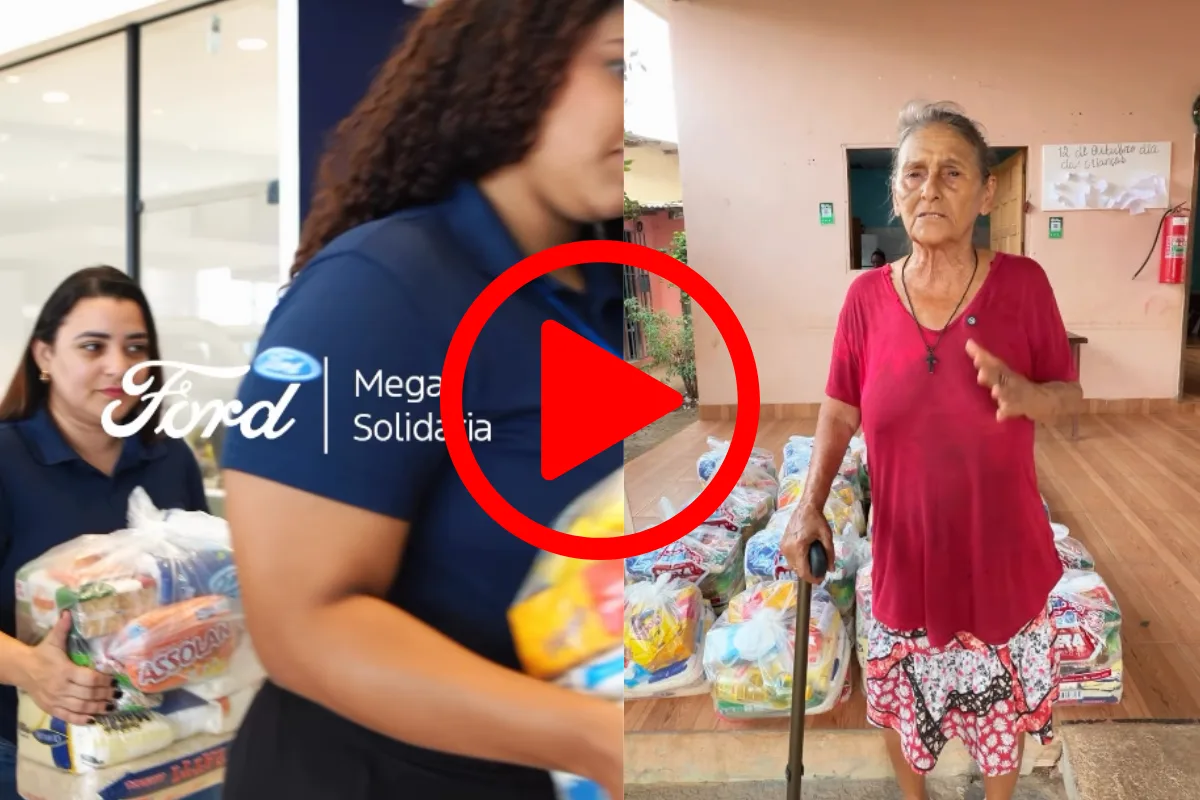 Mega Ford entrega cestas básicas a famílias atendidas pelo Aconchego da Vovó em Porto Velho