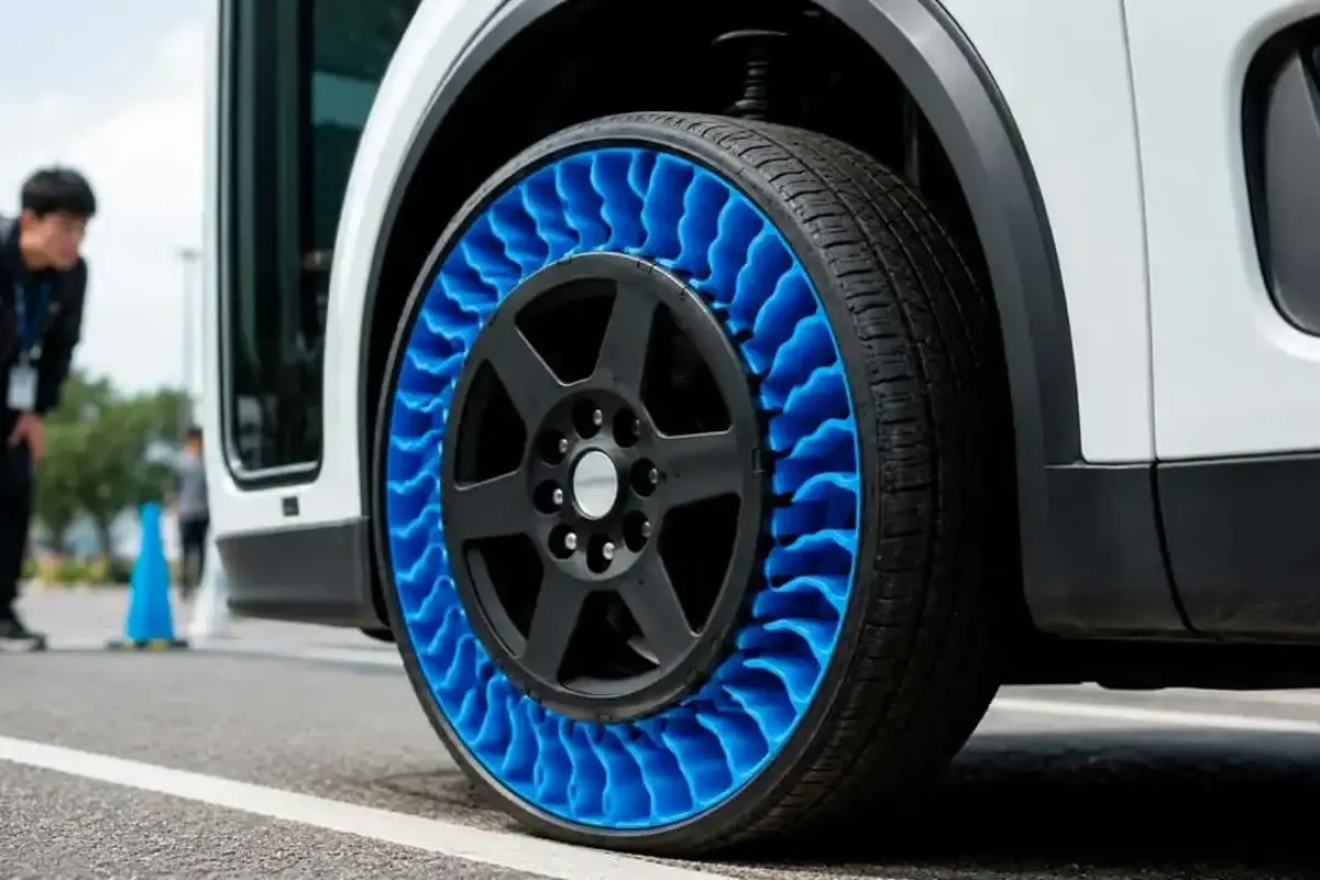 Bridgestone coloca pneu sem ar em operação no Japão e aposta em tecnologia que elimina furos