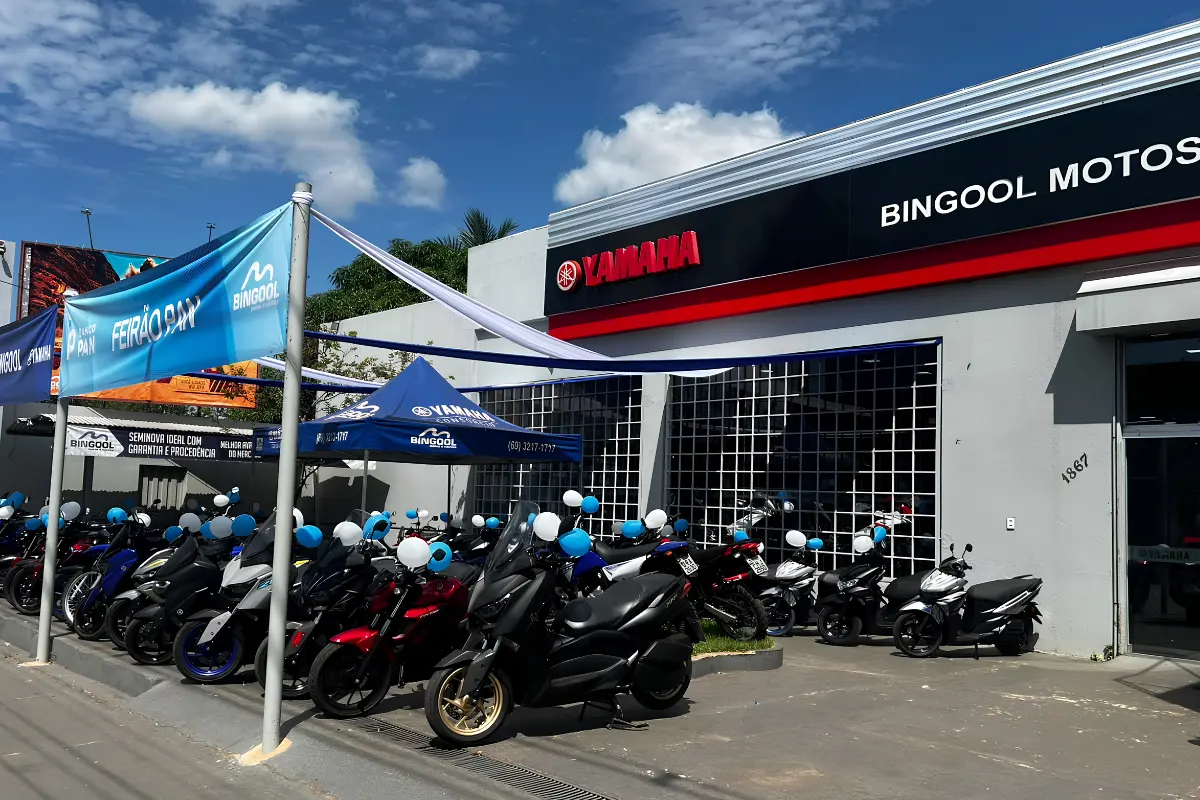Bingool Motos tem seis modelos Yamaha disponíveis pelo programa Move Brasil em Porto Velho