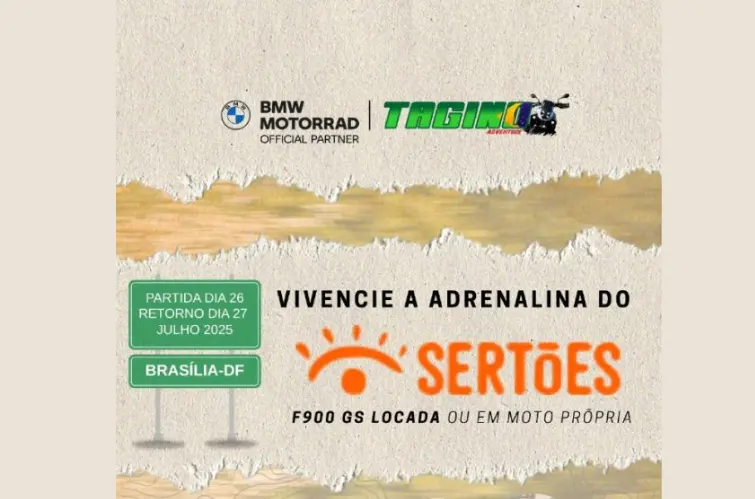 BMW F 900 GS e Rally dos Sertões em pacote exclusivo para julho