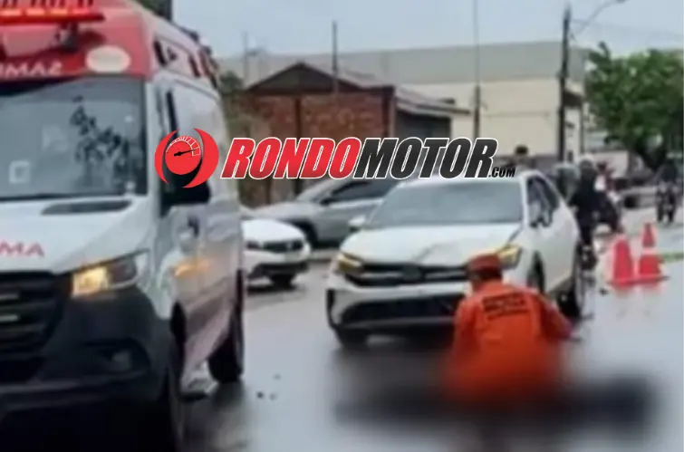 Acidente envolvendo tenente da Aeronáutica deixa motociclista ferido em Porto Velho