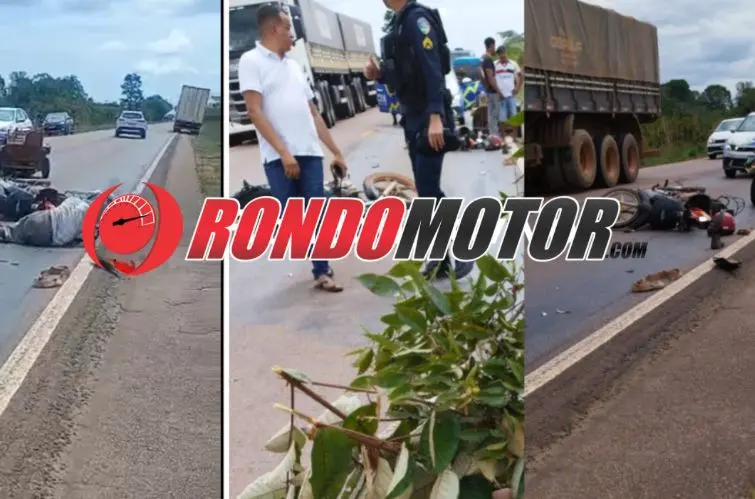  Quatro pessoas ficam em estado grave após acidente na BR-364 