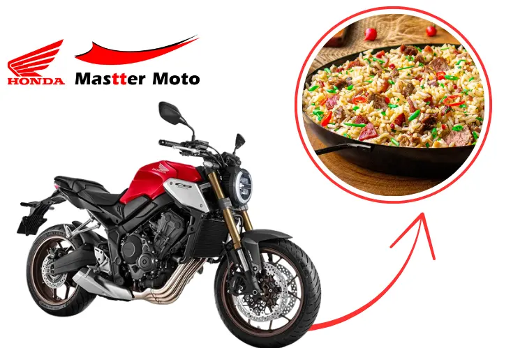 Hoje tem café da manhã na Mastter Moto com arroz carreteiro e apresentação da nova Honda CB 650R