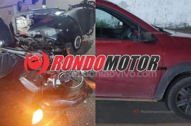 Bêbado no trânsito: condutor de Kwid é preso após acidente com moto app em Porto Velho