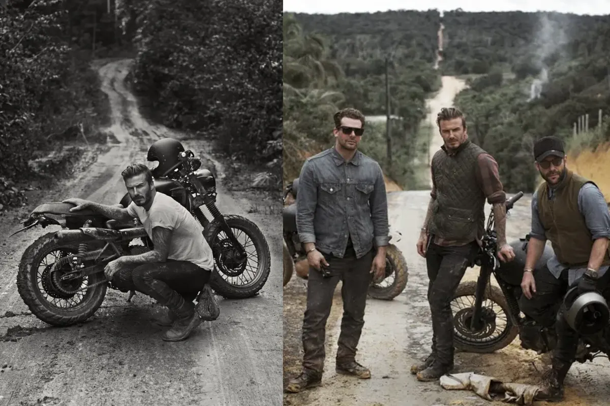 Durante a Copa de 2014, David Beckham cruzou o Brasil de moto em uma aventura até a Amazônia