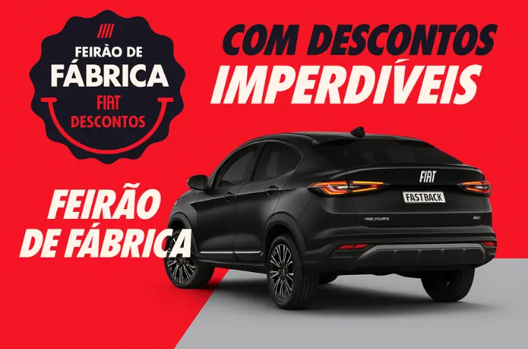 Feirão Fiat Autovema oferece descontos de até R$ 18 mil e taxa zero