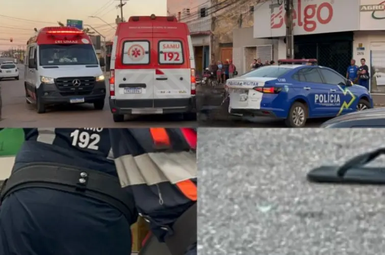 Idoso é socorrido em estado grave após acidente na Avenida Amazonas, em Porto Velho