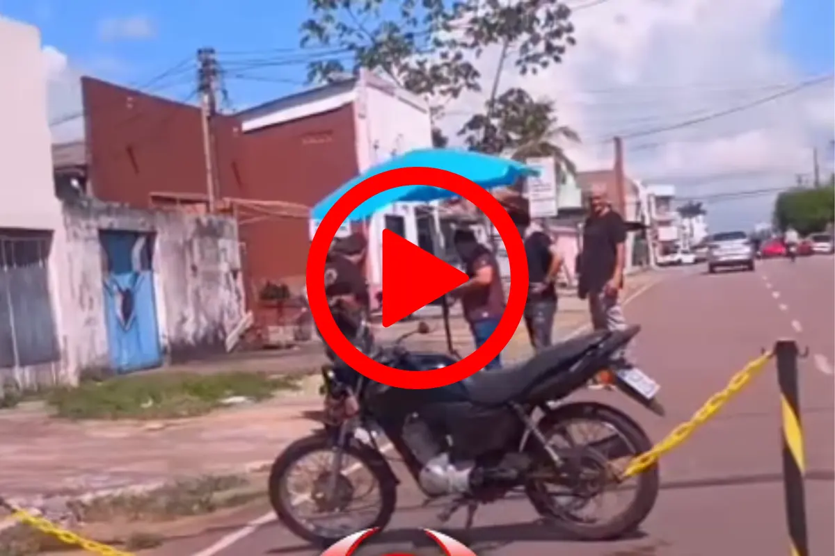 Colisão entre motocicletas deixa homem com fratura no braço em Porto Velho