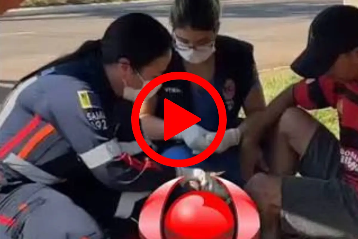 Ciclista fica ferido após bater de frente com caminhonete em Porto Velho