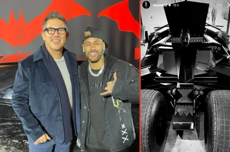  Neymar compra réplica funcional do Batmóvel por mais de R$ 8 milhões