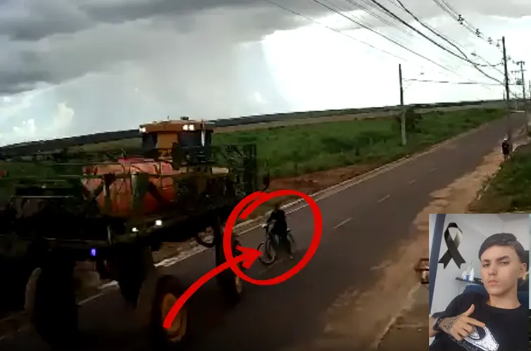 Adolescente de 15 anos tenta passar por baixo de máquina agrícola e morre atropelado em MT