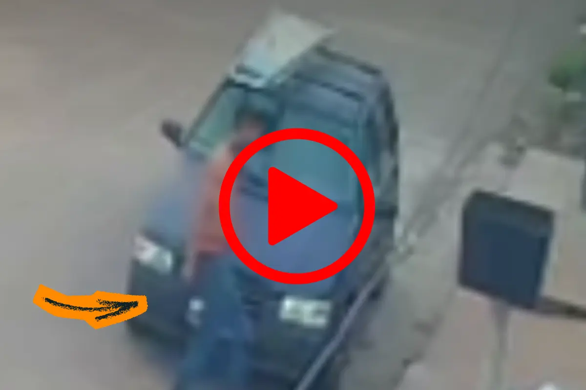 Câmera flagra furto de Fiat Uno deixado com chave na ignição em Porto Velho