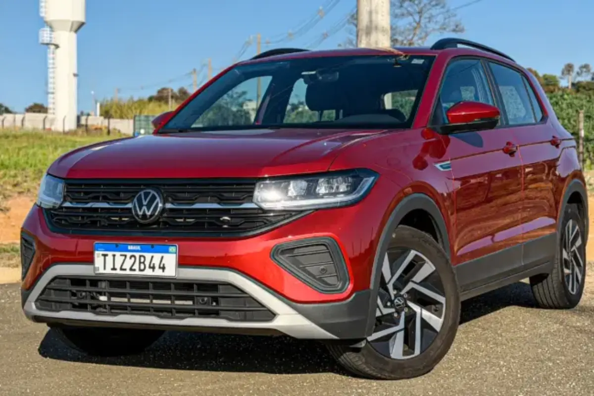 Novo Volkswagen T-Cross 2027 melhora consumo com câmbio automático de oito marchas