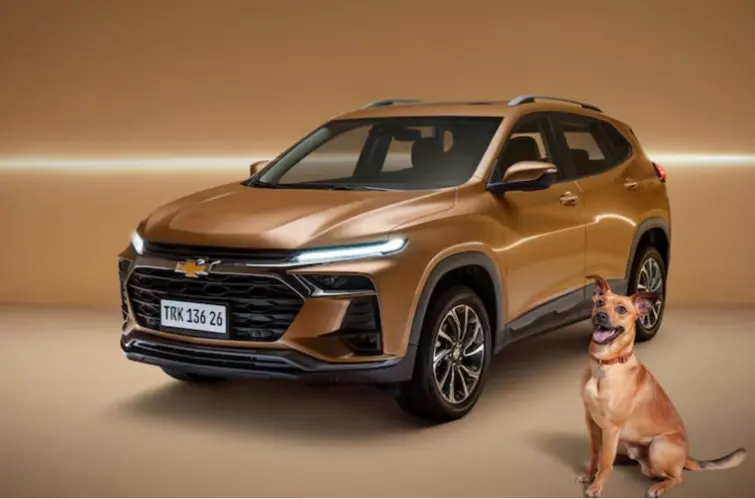 Chevrolet lança Tracker Caramelo em edição única que será leiloada para ajudar animais resgatados