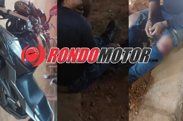 Motorista de caminhonete foge após atropelar motociclista na Rua Petrolina, em Porto Velho