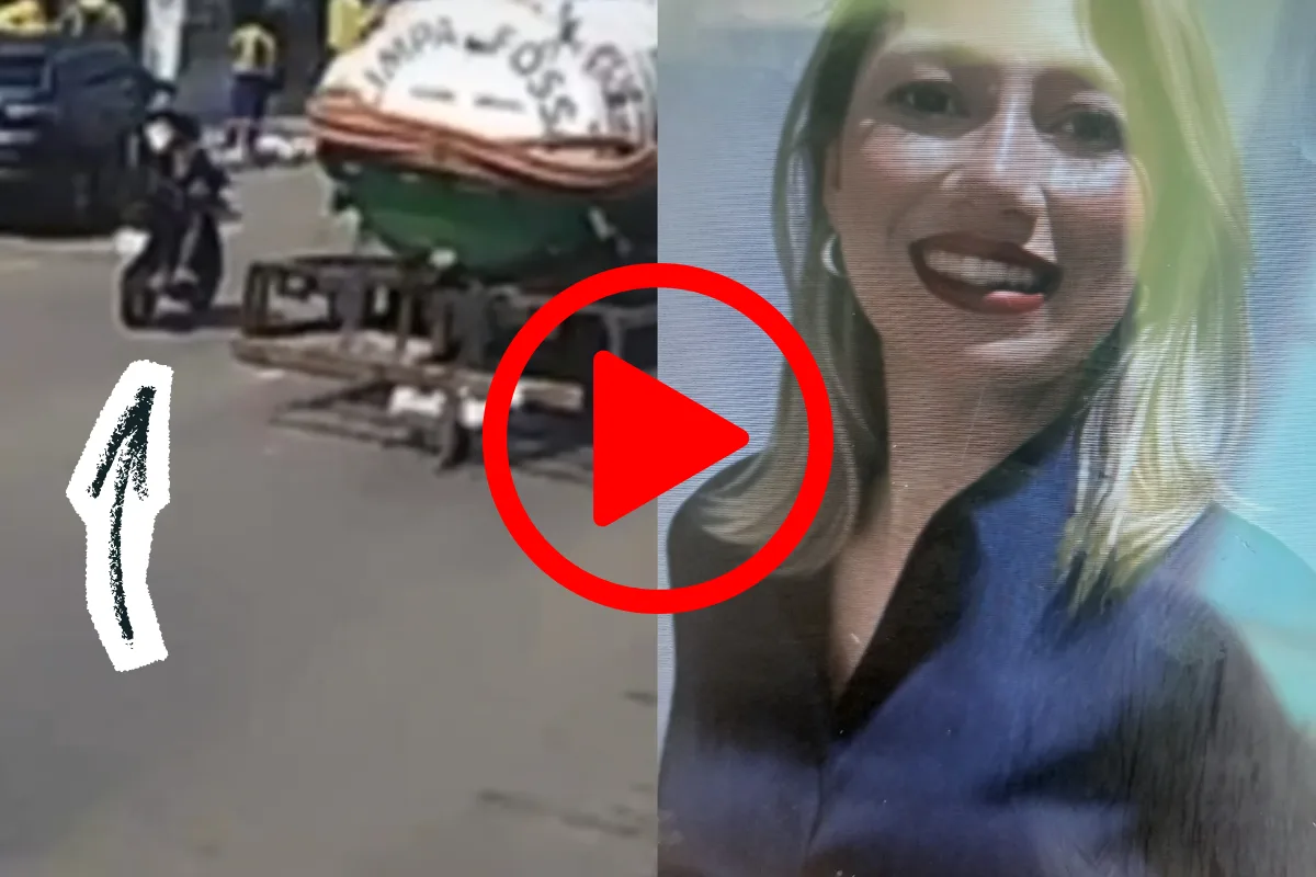 Vídeo mostra acidente que terminou com a morte de locutora de loja em Porto Velho