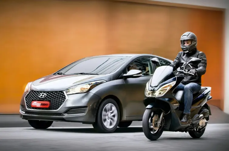 Motos x carros em Porto Velho, veja como está a proporção da frota