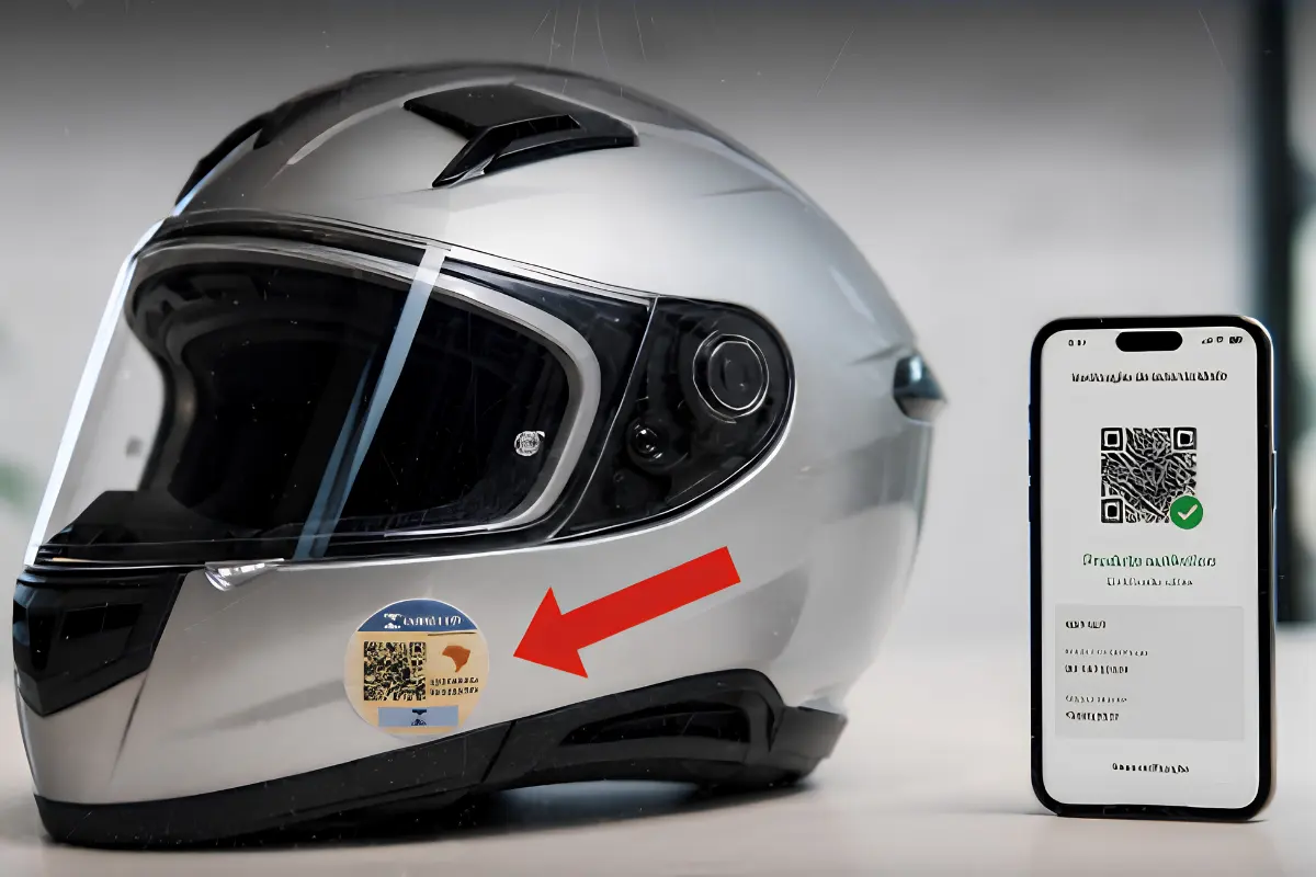 Novo selo do Inmetro com QR Code passa a ser obrigatório em capacetes novos a partir de 1º de julho