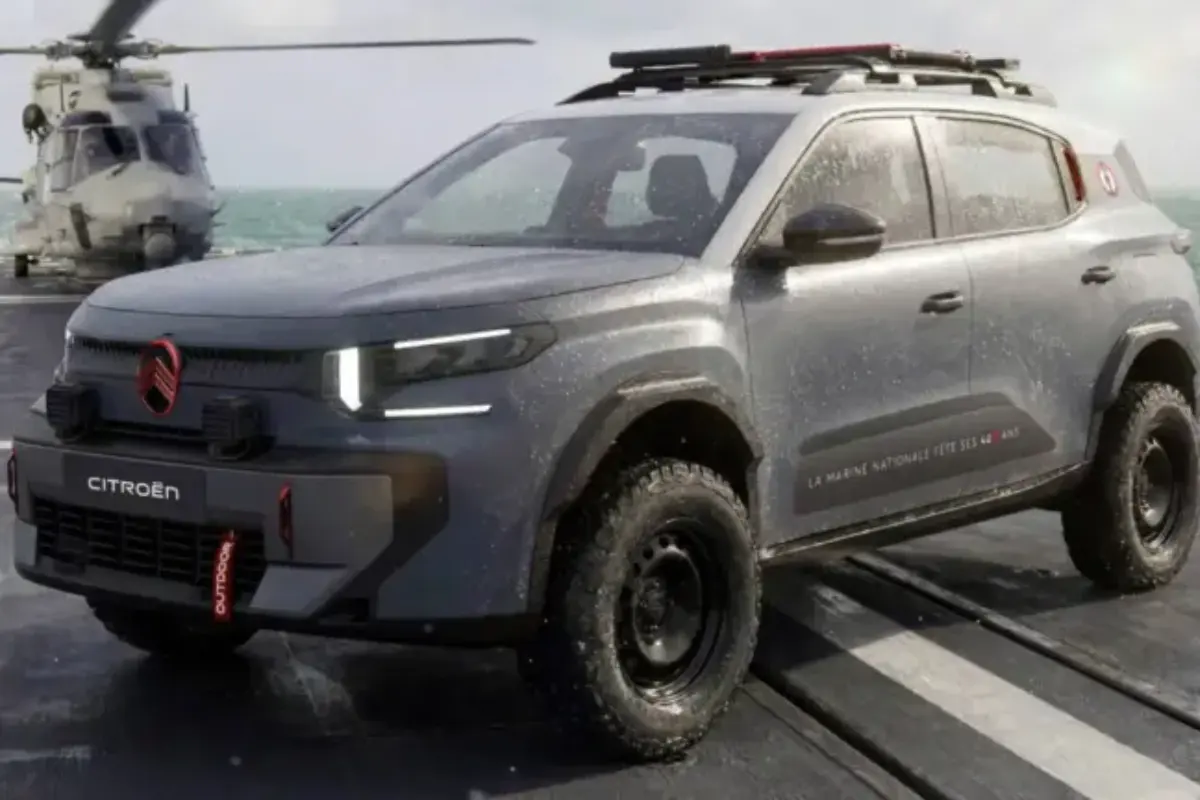 Citroën transforma C3 Aircross em SUV com visual militar para celebrar os 400 anos da Marinha Francesa