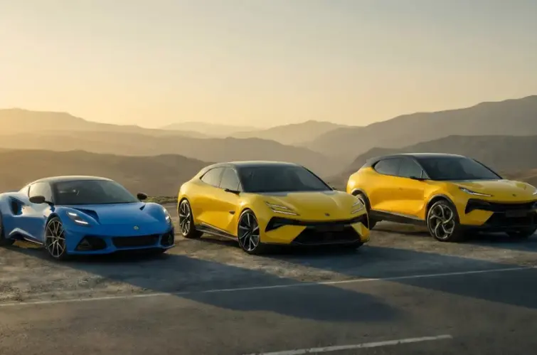 Lotus confirma chegada ao Brasil com linha completa de esportivos, incluindo elétricos