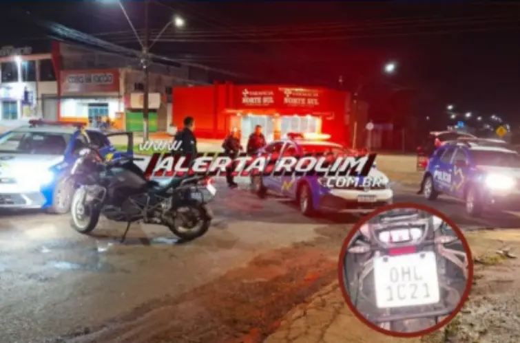 Motociclista é preso após fuga em alta velocidade e infrações que somam mais de R$ 20 mil em Rolim de Moura