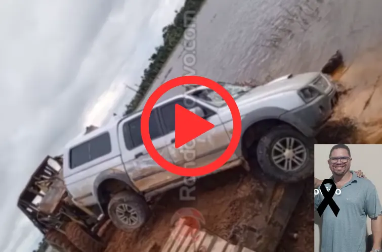 Vendedor é encontrado morto dentro de caminhonete submersa em rio na zona rural da capital