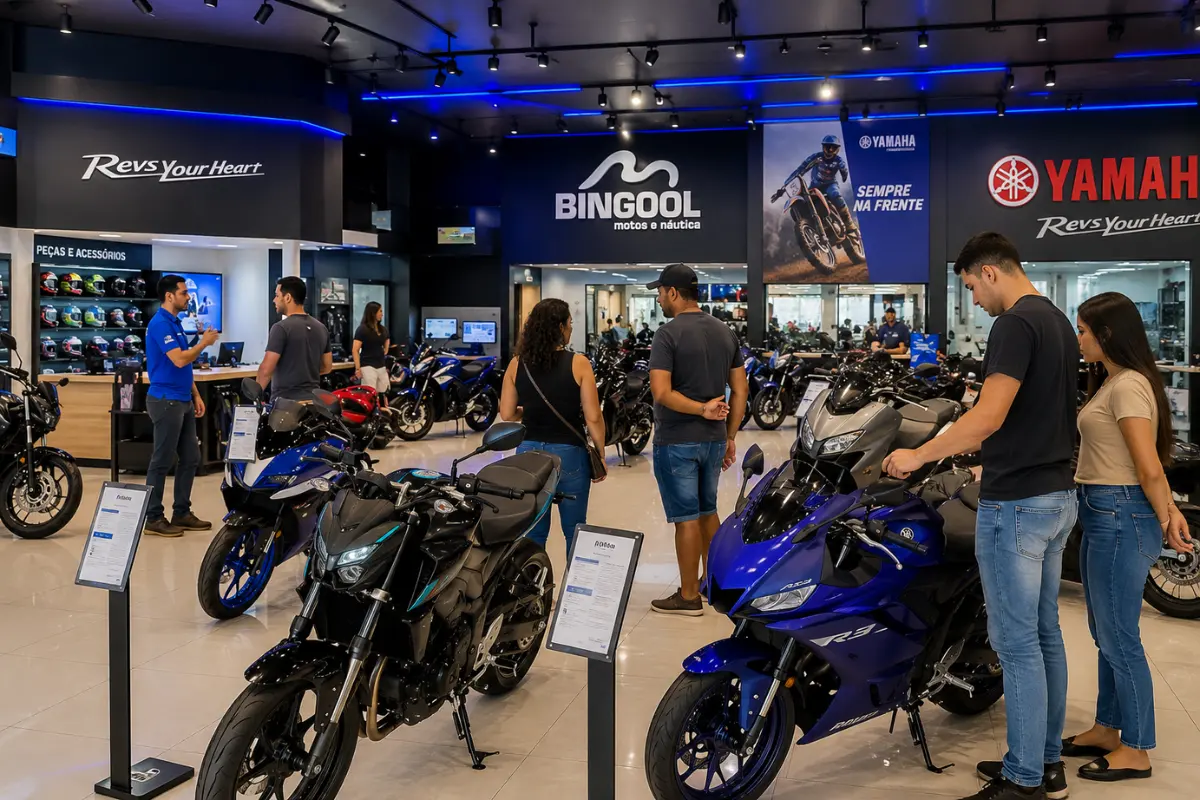 Bingool Motos promove Yamaha Consórcio Day com descontos de até 50% na taxa administrativa nesta sexta e sabado