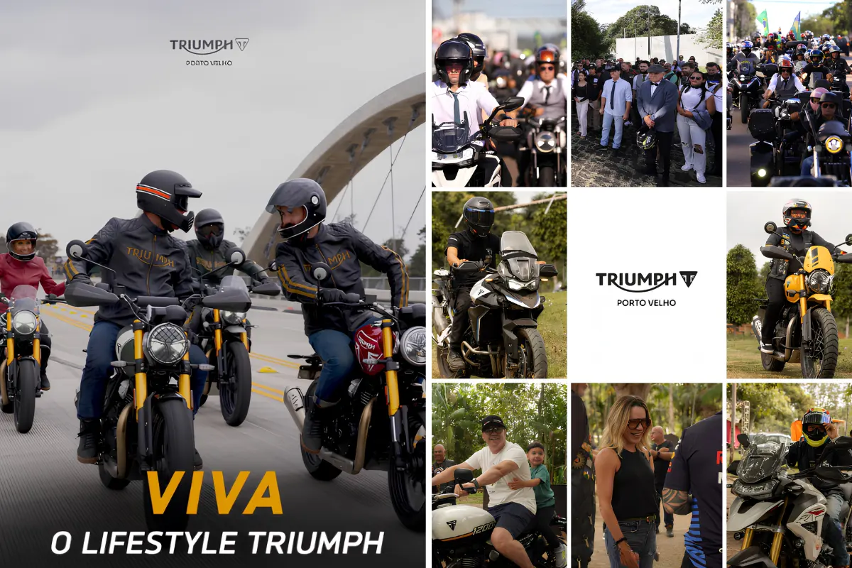 Mega Triumph Porto Velho reforça comunidade de motociclistas e convida clientes a viver experiências sobre duas rodas