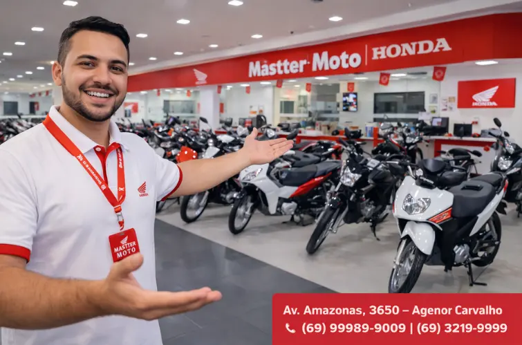 Mastter Moto intensifica ofertas de motos e acessórios em Porto Velho durante o mês de fevereiro