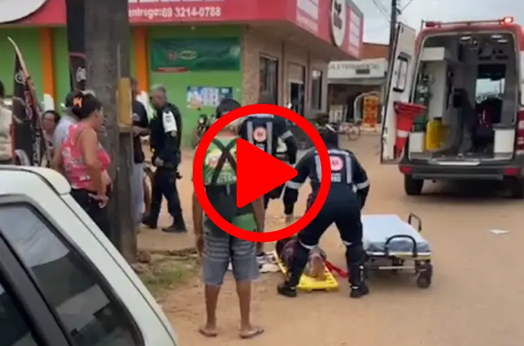 Ciclista sofre grave ferimento na cabeça após acidente na zona Leste de Porto Velho