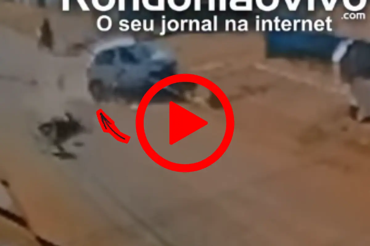 Acidente em cruzamento da zona Leste deixa motociclista em estado gravíssimo em Porto Velho