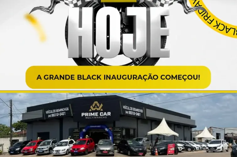 Prime Car Mamoré inaugura loja com Black Friday estendida e atendimento até às 20h