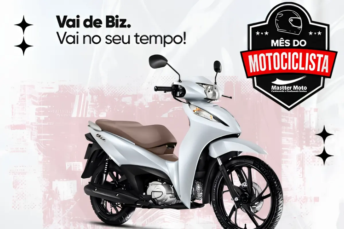 Consórcio Mastter Moto oferece Biz 125 EX com parcelas a partir de R$ 311,18 em Porto Velho