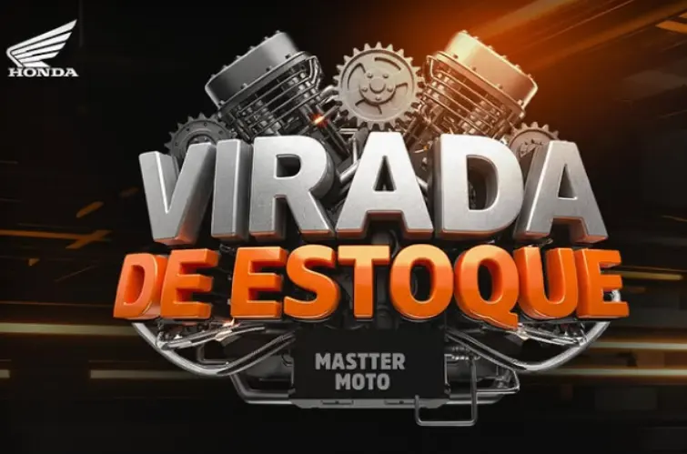 Mastter Moto lança virada de estoque com condições facilitadas em motos Honda 2025/2026